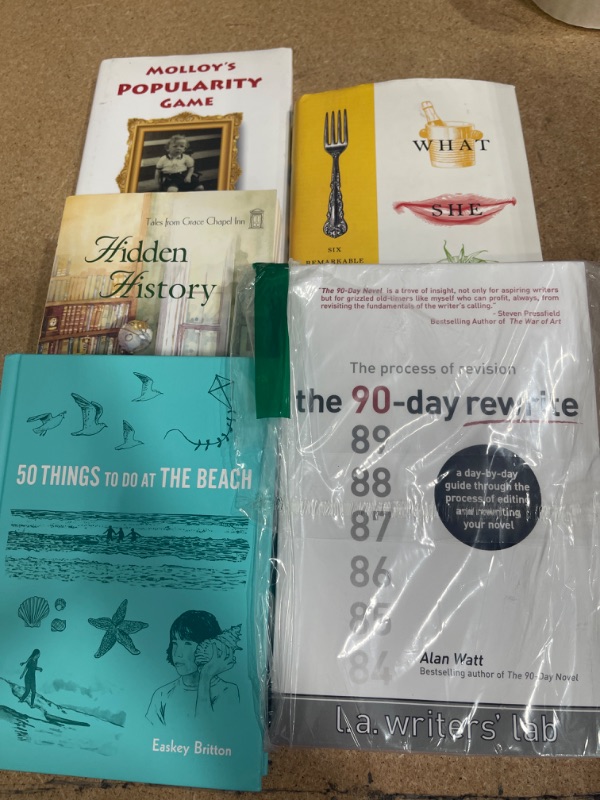 Photo 1 of assorted bundle of book, 5 books different topics nonrefundable 