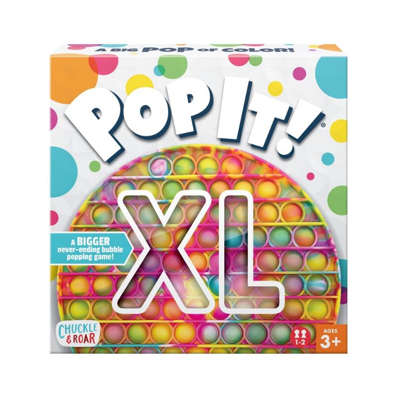 Photo 1 of Chuckle & Roar Pop It! XL the Jumbo Never-Ending Bubble Popping Fidget and Sensory Game - Tie Dye
