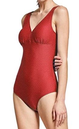 Photo 1 of BALEAF Women's Racerback One Piece Swimsuits V Neck Textured Tummy Control Push Up Bathing Suits SIZE 38 
