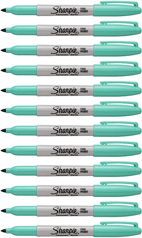 Photo 1 of BUNDLE OF Sharpie Color Burst Permanent Markers, Fine Point - AQUA (12 PACK) NON REFUNDABLE
2 X UNITS