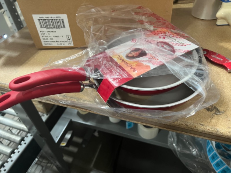 Photo 3 of 2PCKS OF Rachael Ray Create Delicious 2pc Aluminum Nonstick Skillets

