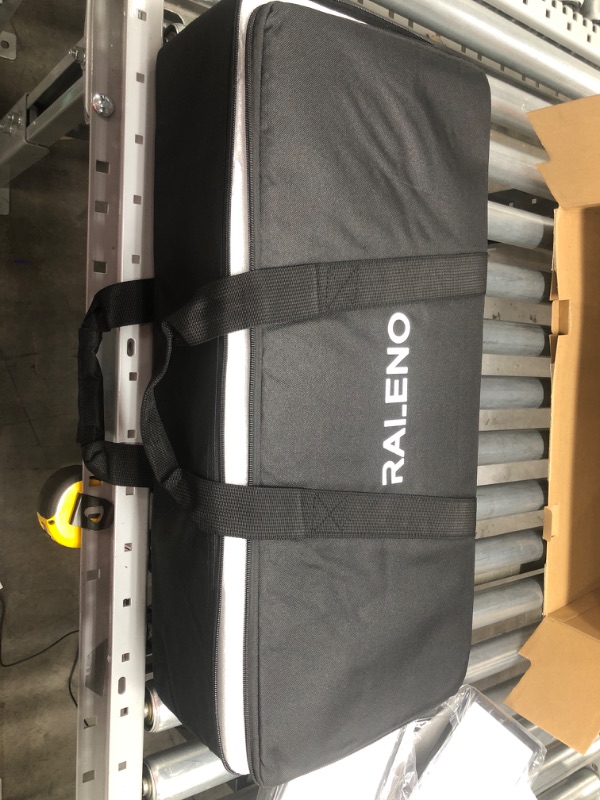 Photo 2 of RALENO 2 Packs LED Video Light and 75inches Stand Lighting Kit Include: 3200K-5600K CRI95+ Built-in Battery with 1 Handbag 2 Light Stands for Gaming,Streaming,Youtube,Web Conference,Studio Photography
