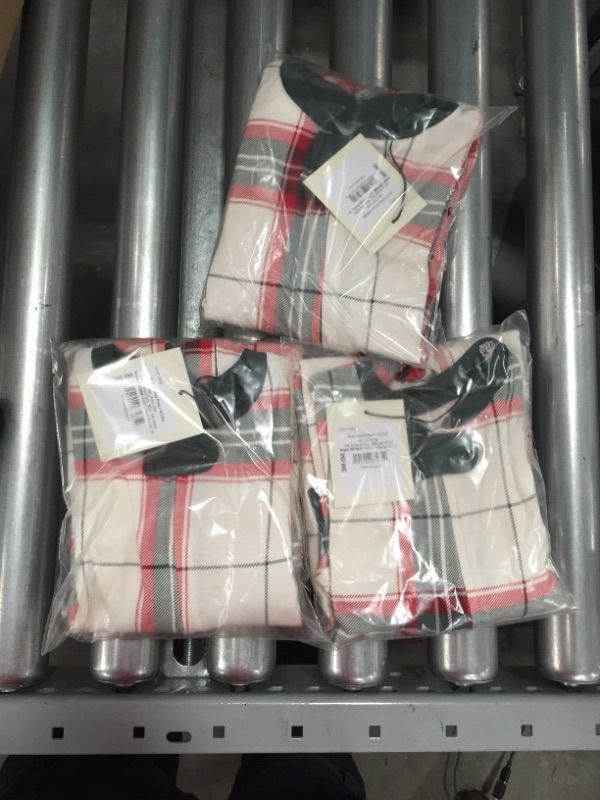 Photo 2 of Baby Holiday Plaid Union Suit - Hearth & Hand™ with Magnolia 3-6M (3 PACK)
