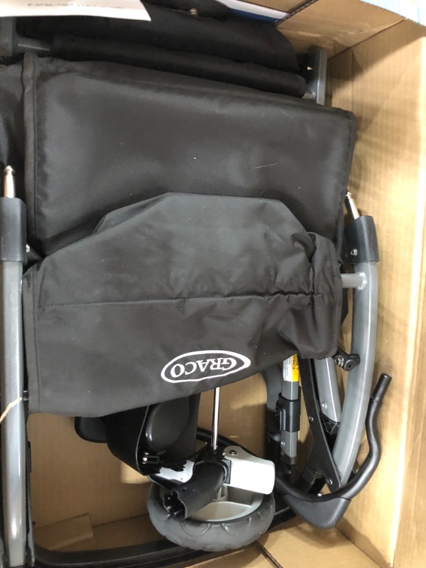 Photo 2 of Graco SnugRider Elite Infant Car Seat Frame Stroller - Black