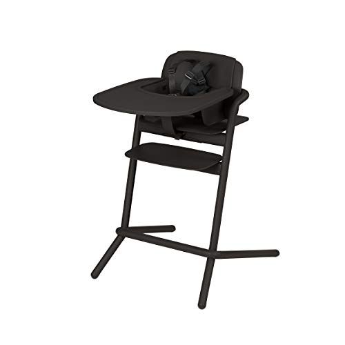 Photo 1 of CYBEX LEMO 1.5 High Chair System, Grows with Child up to 209 Lbs, One-Hand Height and Depth Adjustment, Anti-Tip Wheels Safety Feature, Infinity Black
