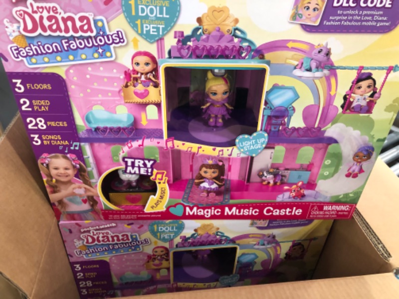 Photo 2 of 2 COUNT Love Diana Magic Music Castle Playset
