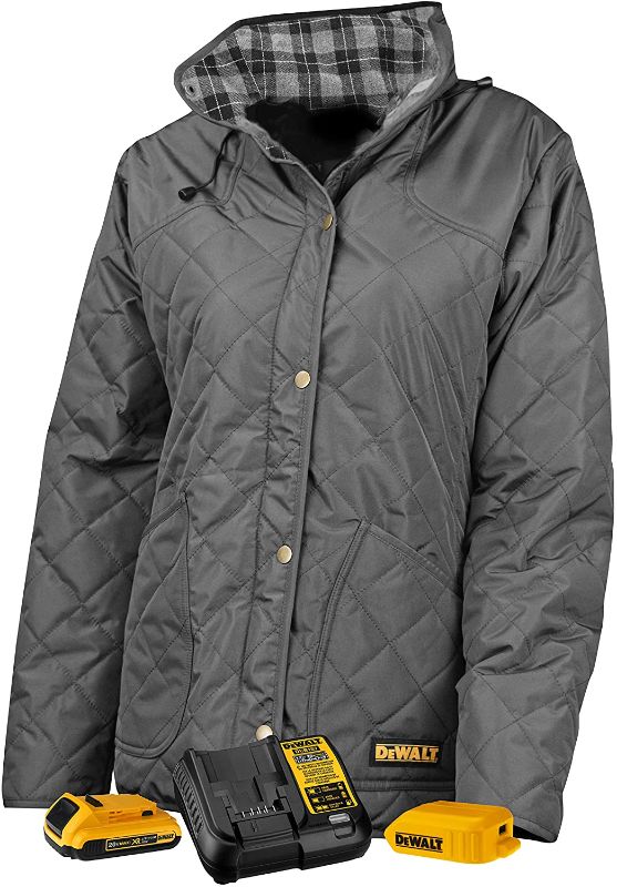 Photo 1 of DEWALT Woman's Flannel Lined Diamond Quilted Jacket
SIZE 3XL