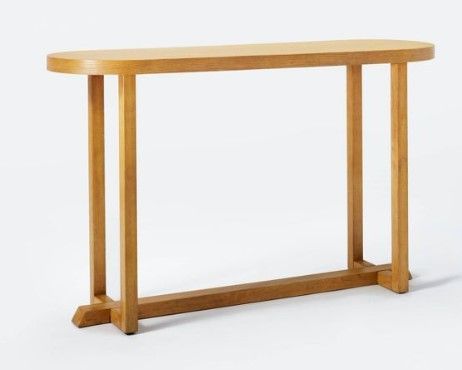 Photo 1 of  Race Track Console Table Natural - Threshold™ designed with Studio McGee

