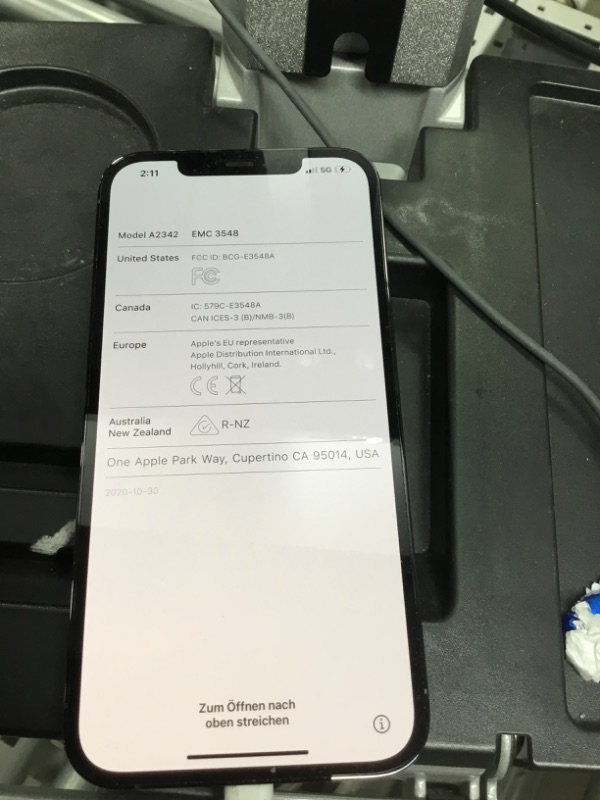 Photo 1 of VERIZON
Apple iPhone 12 Pro, 128GB, Pacific Blue