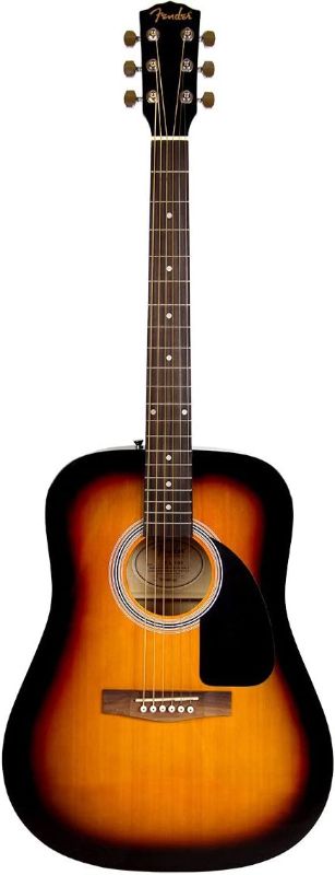 Photo 1 of *DAMAGED* Fender 6 String Acoustic Guitar Pack, Right, Sunburst (0971210532)
