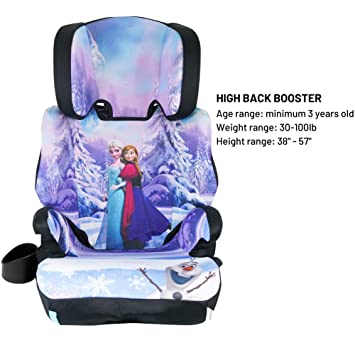 Photo 1 of KidsEmbrace High-Back Booster Car Seat, Disney Frozen Elsa and Anna
