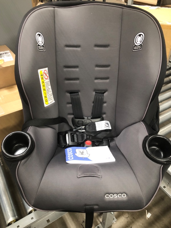 Photo 2 of Cosco Onlook 2-in-1 Convertible Car Seat, Rear-Facing 5-40 pounds and Forward-Facing 22-40 pounds and up to 43 inches, Black Arrows
