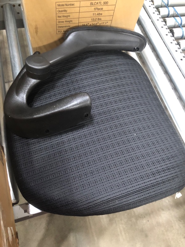 Photo 3 of *selling for PARTS, NO RETURNS*
Flash Furniture High-Back Black Mesh Swivel Ergonomic Executive Office Chair with Flip-Up Arms and Adjustable Headrest
