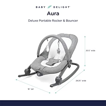 Photo 1 of Baby Delight Deluxe Portable Rocker Bouncer, Aura
