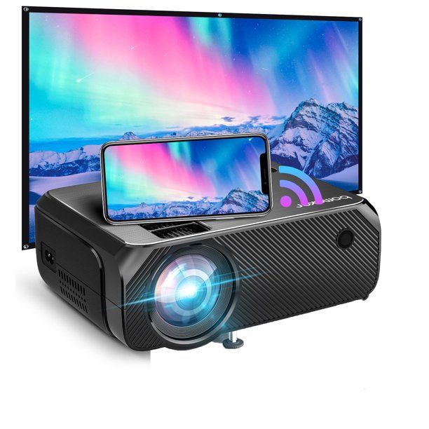 Photo 1 of Bomaker WiFi Projector for Home Theater Projector , 1080p Supported Movie Projector and 200 ANSI Lumens
