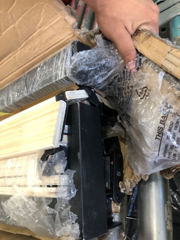 Photo 1 of ***PARTS ONLY*** 7 Inch Heavy Duty Low Profile Platforma Bed Frame, Mattress Foundation, Boxspring Optional, Wood Slat Support, King