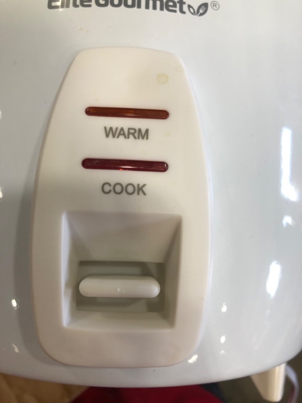 Photo 1 of (DOES NOT FUNCTION)Elite Gourmet 20 Cup Rice Cooker - White

