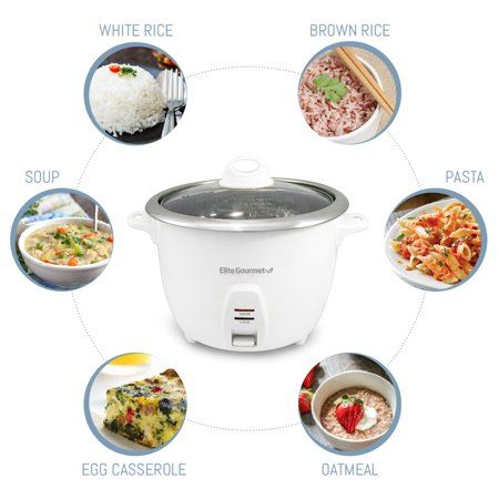Photo 1 of (DOES NOT FUNCTION)Elite Gourmet 20 Cup Rice Cooker - White
