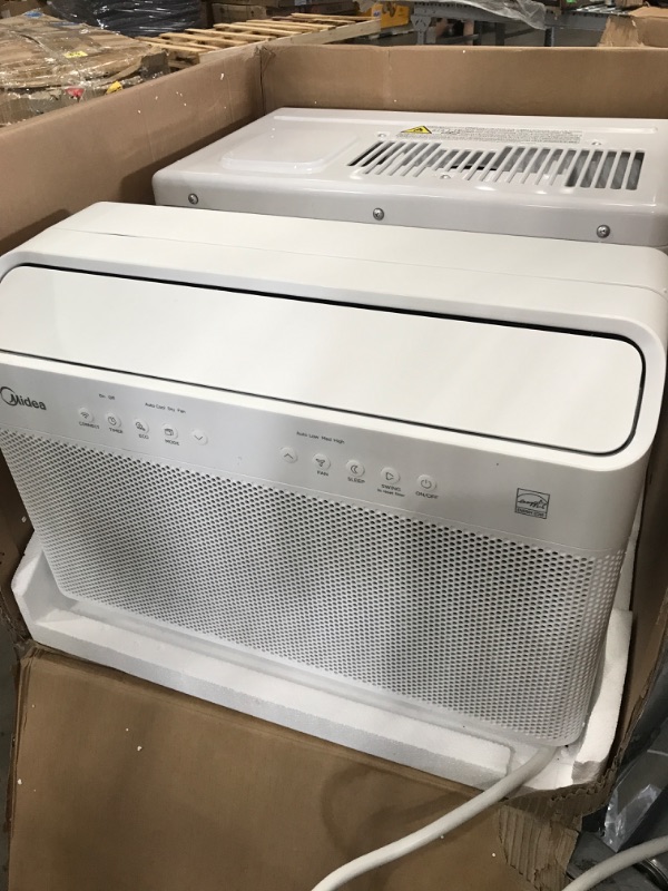 Photo 2 of ***PARTS ONLY*** Midea 12,000 BTU U-Shaped Inverter Window Air Conditioner WiFi, 9X Quieter, Over 35% Energy Savings ENERGY STAR MOST EFFICIENT
