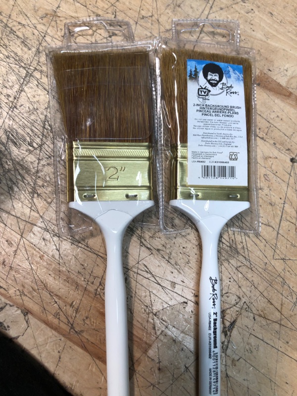 Photo 2 of 2-PACK *Bob Ross Oil Painting Background Brush # 2
