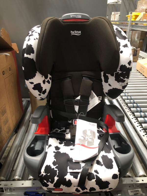 Photo 2 of Britax Grow with You ClickTight Harness to Booster Car Seat, Cowmooflage 2.0 SafeWash
