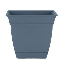 Photo 1 of 12" Eclipse Square Planter in Slate Blue
