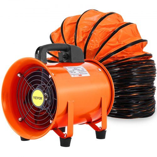 Photo 1 of ***PARTS ONLY*** 8'' Extractor Fan Blower Ventilator+10M Duct Hose Low Noise Utility Heavy Duty
