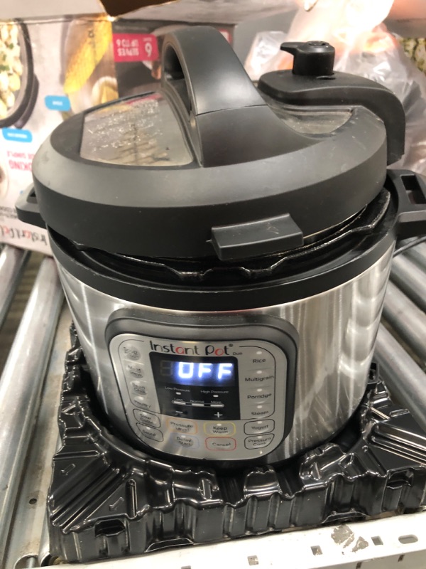 Photo 2 of Instant Pot 6-Quart Duo Electric Pressure Cooker 7-in-1 Yogurt Maker Food Steamer Slow Cooker Rice Cooker & More
