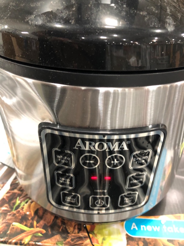 Photo 4 of Aroma 8-Cup Programmable Rice & Grain Cooker Steamer
