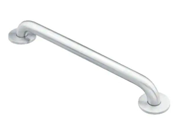 Photo 1 of 
MOEN
Home Care 32 in. x 1-1/4 in. Concealed Screw Grab Bar with SecureMount in Stainless Steel