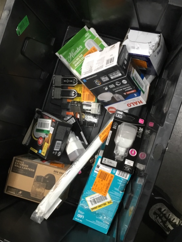 Photo 1 of **NO REFUNDS/RETURNS**
SOLD AS IS -Bundle of Assorted BULBS/HOUSEHOLDS GOODS
