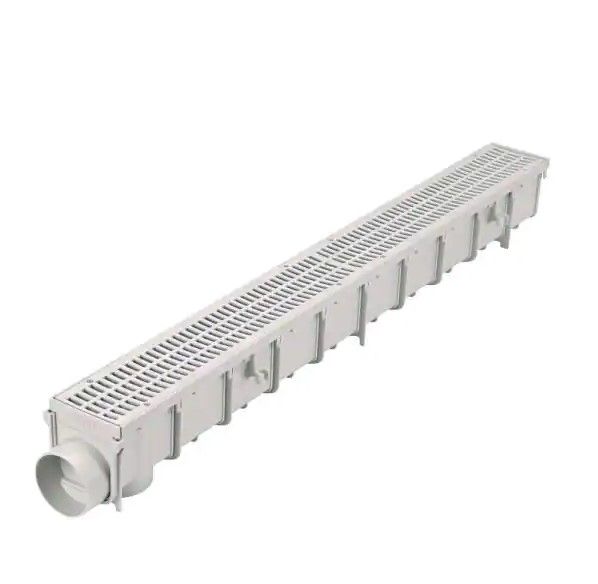 Photo 1 of 
NDS
Pro Series 3 in. x 40 in. Plastic Channel Drain Kit with Grate - 3 PACK