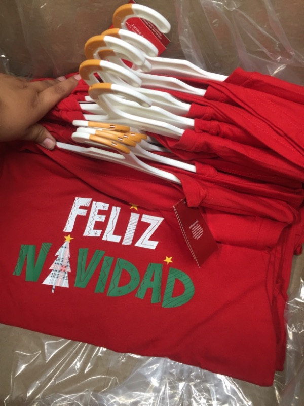 Photo 2 of 12 PACK - SMALL - MENS "FELIZE NAVIDAD" SHIRT 