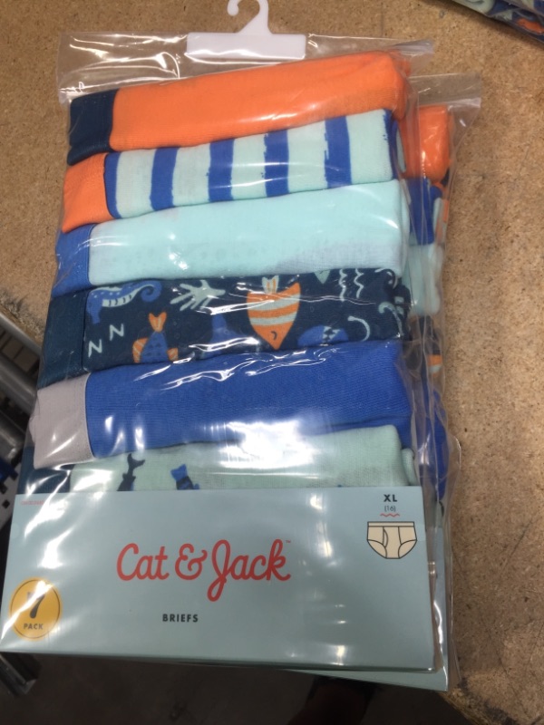 Photo 2 of 2 PACK - XLARGE - BOYS' 7PK BRIEFS - CAT & JACK™ COLORS MAY VARY
