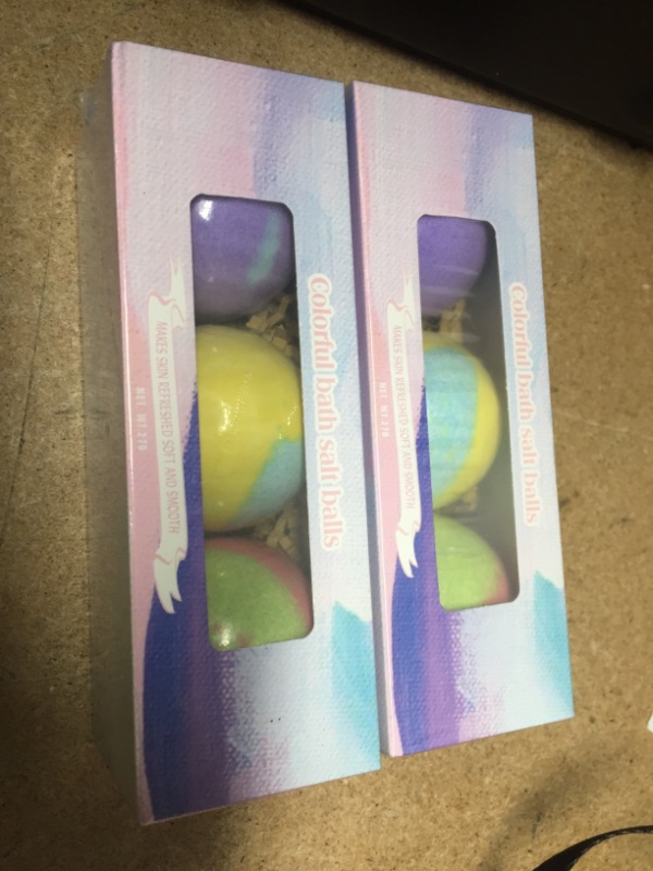 Photo 1 of 2 pack - 2 piece bath bomb set 