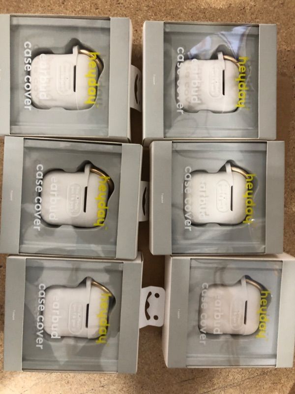 Photo 1 of heyday™ Apple AirPods Gen 1/2 Silicone Case with Clip 6 pack 
