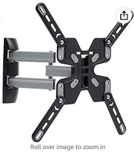 Photo 1 of Amazon Basics Triple Arm Full Motion Articulating TV Wall Mount, fits TVs 32-70 " up to 55lbs