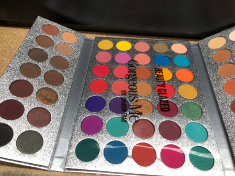 Photo 5 of Bundle of 2 
Gorgeous Me Make Up Palette Eye Shadow 63 Colors Eyeshadow Pallet Pigmented Matte Shimmers Metallic Blendable Waterproof with Makeup Brush and Powder Blender
Best Use By 11/2023