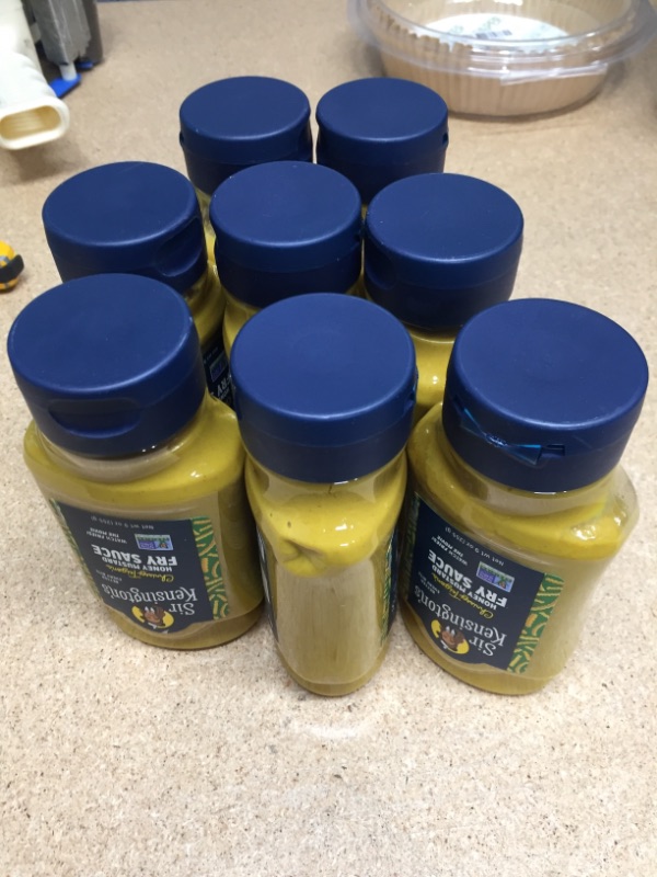 Photo 1 of ** EXP: JULY 16 22 ***    ** NON-REFUNDABLE ***    ** SOLD AS  IS **
Sir Kensington's Fry Sauce Dipping Sauce Chrissy Teigen's Honey Mustard Fry Sauce Gluten Free, Non-GMO, from 100% Grade-A Mustard Seeds and Fair Trade Organic Honey, Shelf-Stable 9 Oz
