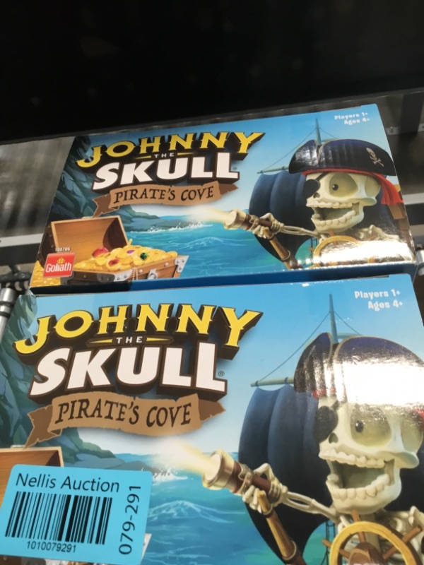 Photo 3 of  2 BOXWS Goliath Johnny the Skull Pirate's Cove Game