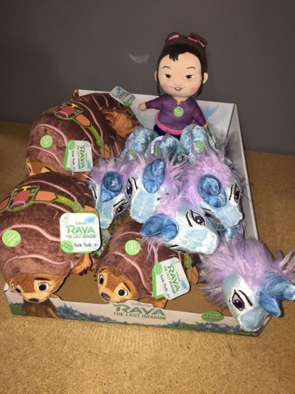 Photo 1 of Disney Raya & The Last Dragon Stuffed Animals 12pack