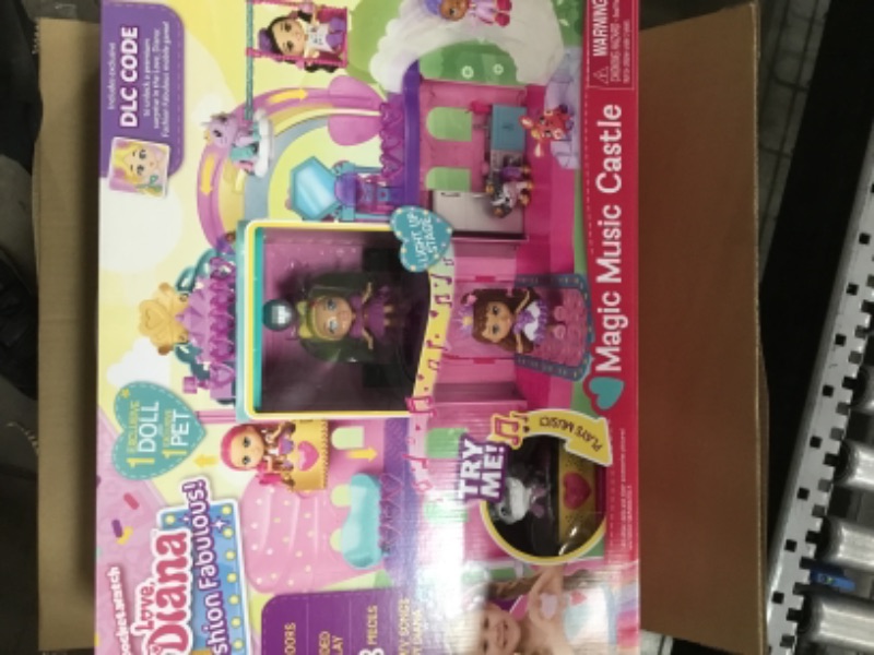 Photo 3 of 2 PACK Love, Diana Fashion Fabulous Magic Music Castle Playset