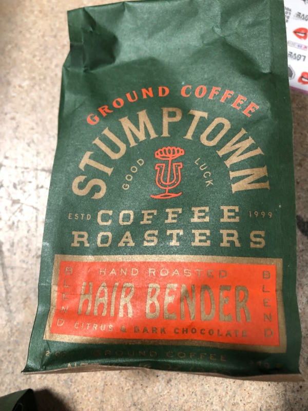 Photo 2 of **EXPIRES JUNE07/2022 NOT REFUNDABLE** Stumptown Coffee Roasters, Medium Roast Ground Coffee - Hair Bender 12 Ounce Bag, Flavor Notes of Citrus and Dark Chocolate
