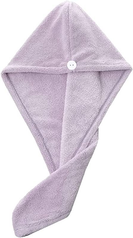 Photo 1 of ** SETS OF 2 **
JANEMO Hair Drying Towels,Microfiber Hair Towel Wrap, Soft Water-Absorbing Quick Hair Drying Towels, Use for Families, Hotels, Barbershops, Purple
