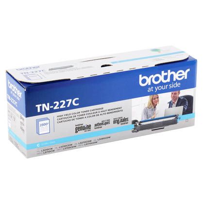 Photo 1 of Brother Genuine TN-227C High Yield Cyan Toner Cartridge 