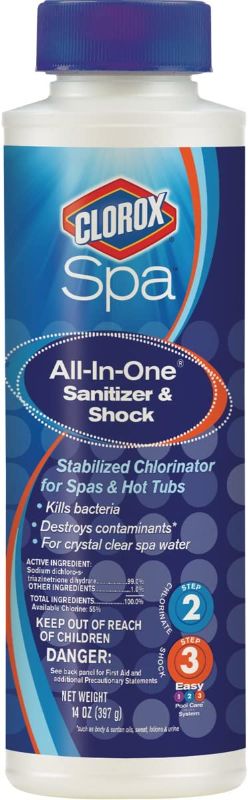 Photo 1 of Clorox Pool&Spa 23014CSP All-in-One Sanitizer, 1 Pack, Blue