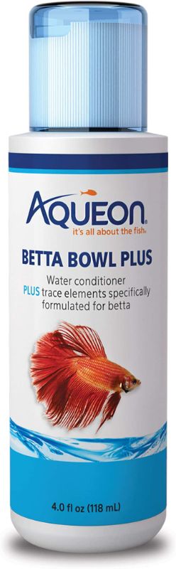 Photo 1 of Aqueon Betta Bowl Plus Aquarium Tap Water Conditioner, 4-Ounce
2CT