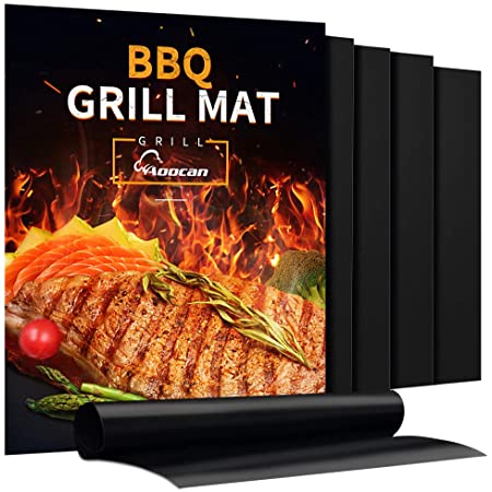 Photo 1 of bbq grill mat set of 5-10 15x13 inch 