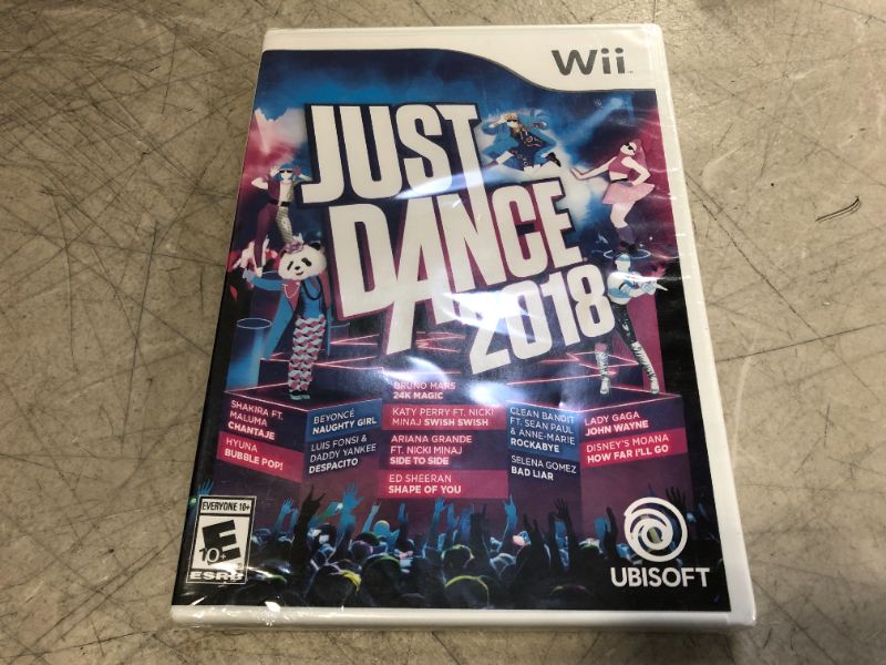 Photo 4 of Just Dance 2018 - Wii
-- factory sealed --