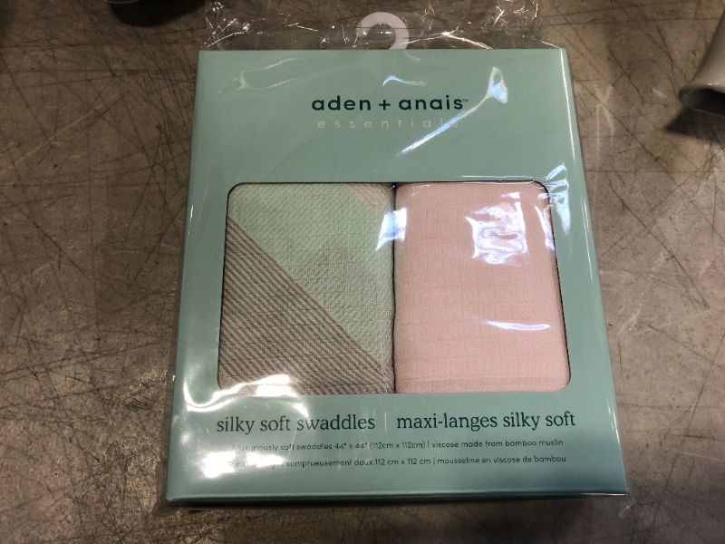 Photo 1 of aden by aden + anais Silky Soft Swaddle Baby Blanket, 100% Cotton Bamboo Muslin,